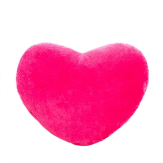 ZAXARRA Coussin Décoratif Coussin en Forme de Cœur Coussin de Dos Poupée en Peluche Jouets en Peluche