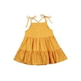 thumbnail image 2 of Kiapeise Toddler Girls Dress Sleeveless A-Line Cake Layered Casual Dress, 2 of 6