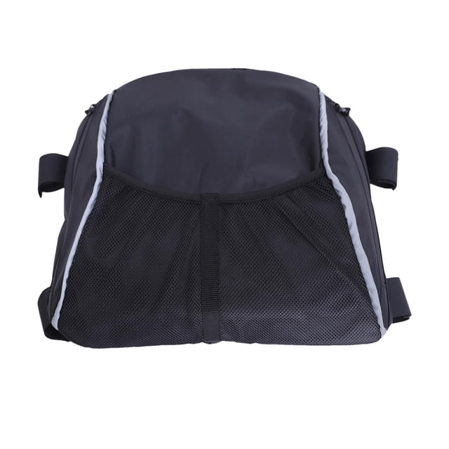 Sonducket Kayak Mesh Bag Storage Pouch Seat Stripe Boats Back Pocket Reflective Deportes acuáticos Negro