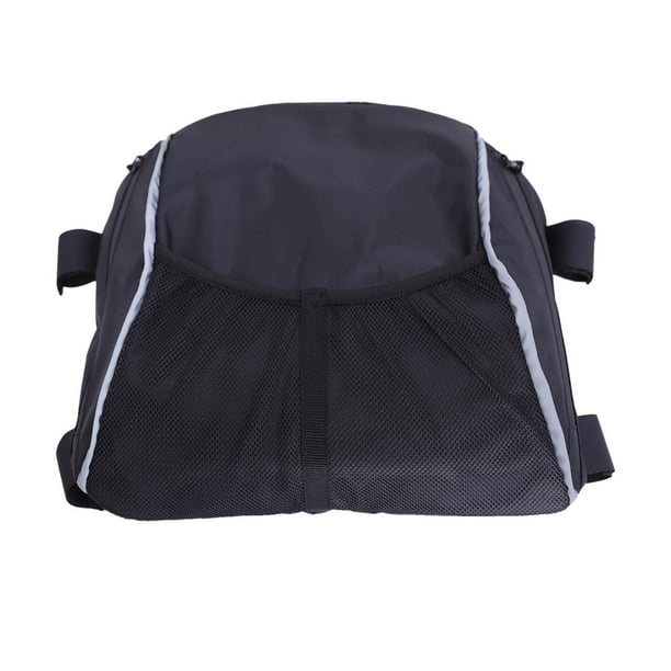 Eigraketly Kayak Bolsa de malla Bolsa de almacenamiento Asiento trasero Bolsillo Barcos Raya reflectante Deportes acuáticos Negro