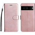 thumbnail image 5 of Google Pixel 7 Wallet Phone Case with Card Holder for Women, Pixel 7 Case Luxury Simple Solid Color PU Leather Flip Case Cover for Google Pixel 7 CS Rose Gold, 5 of 9