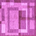 thumbnail image 1 of Ahgly Company Indoor Square Abstract Purple Modern Area Rugs, 7' Square, 1 of 4