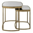 thumbnail image 5 of Uttermost Vista Gold Nesting Tables (Set of 2), 5 of 7