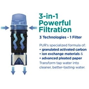PUR 30-Cup Water Filter Dispenser System, W 15.3 x H 10.1 x L 5.3, White/Blue, DS1810ZA