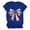 Blue-2, variant on JAWAFANGE Oversized Chambray Shirt Women Maternity Shirts Plus Size 4Th of July Tops for Women Crew Neck Summer Fashion Tees Short Sleeve Independence Day Blouses Casual Funny Usa Shirts
