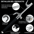 thumbnail image 4 of "Bastón De Seguridad Para Volante De Automóvil Malubero, Plata con Negro ", 4 of 5