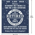 thumbnail image 4 of Retirement Gifts for Women Men 2023 - Female Mens Retirement Gifts Blanket 60"x50" - Best Retirement Gift Throw Blanket for Nurse, Police, Teacher, Coworker, Boss, Dad, Mom, 4 of 6