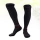 thumbnail image 4 of EeaseMX Calcetines de compresión profesionales para hombre, hasta la rodilla, a rayas, elásticos, para deportes al aire libre, correr, viajar (negro, talla S/M), 4 of 7