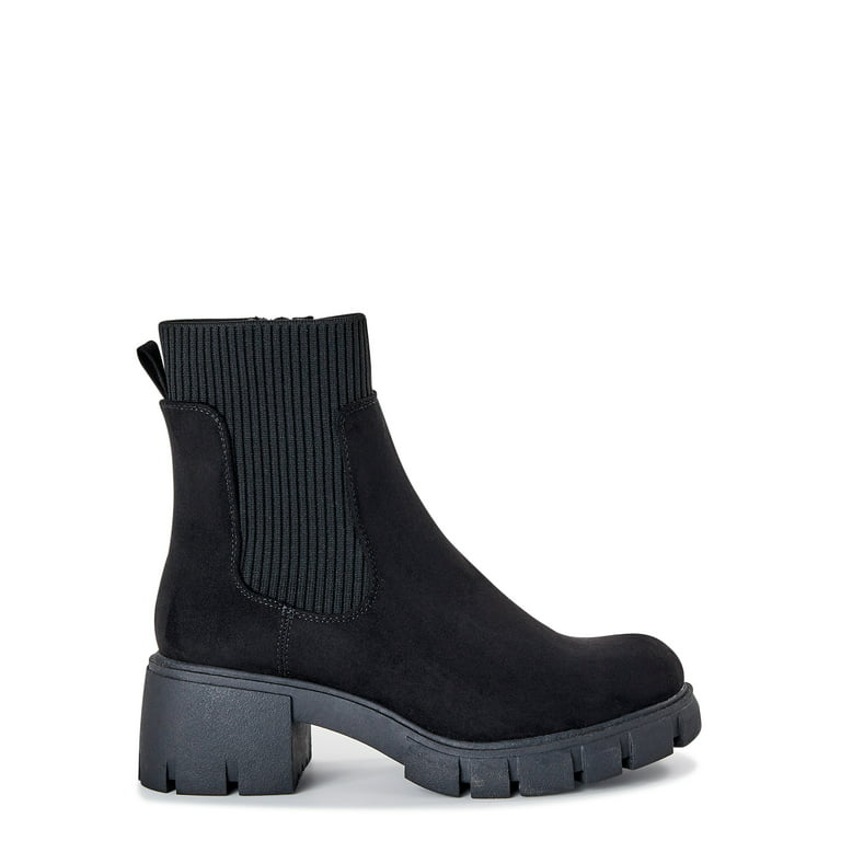 No Knit Chelsea Boots, Wide Width Available - Walmart.com