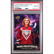 Graded 2025 Upper Deck PWHL Showcase Marie-Philip Poulin #1 Purple /250 PSA 10 Montreal Victoire Hockey Card