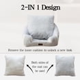 thumbnail image 4 of Cama para Gato WINDRACING Casa Tienda para Gatos con Almohada Lavable Gris, 4 of 6