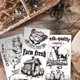 thumbnail image 4 of Juego de 3 calcomanías de animales de granja para muebles y manualidades (6 x 12 pulgadas). Adhesivos de transferencia con temática de granja., 4 of 9