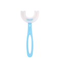 thumbnail image 1 of 2 cepillos de dientes en forma de U, cepillos de dientes de silicona de grado alimenticio para niños y bebés, 1 of 3