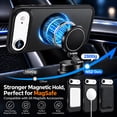 thumbnail image 3 of Atgdluk® Magnetic for iPhone Air Case, Shockproof Slim Matte Phone Cover with Raised Camera Edge, Compatible with MagSafe, Black, 3 of 7