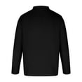 thumbnail image 4 of Aimik Slim Fit Polo Shirts for Men Basic Quarter Zip Long Sleeve Polo Shirts Breathable Collared Performance Pullover-Black S, 4 of 4