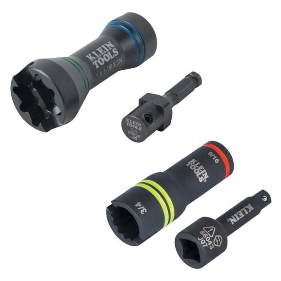 Klein Tools Impact Socket Set 4 Pieces