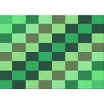 thumbnail image 1 of Ahgly Company Machine Washable Indoor Rectangle Transitional Green Area Rugs, 8' x 10', 1 of 7