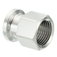 thumbnail image 4 of 1 Inch TC Tri Clamps Adaptor, Tri-Clover Fitting to NPT 1/2" Female Thread Adaptor Hexagonal 304 Stainless Steel, 25.2mm, 4 of 5