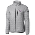 thumbnail image 2 of Cutter & Buck Gray TCU Horned Frogs Primary Team Logo Rainier PrimaLoft Eco Insulated Full-Zip Puffer Jacket, 2 of 3