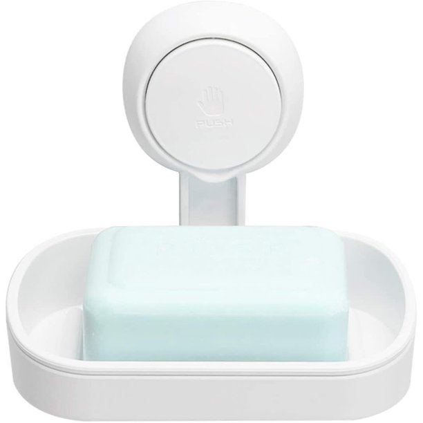 Sin taladrar y reutilizable Jabonera con ventosa 1 Segunda instalación Jabonera para ducha Rotación 360 5 kg No se puede cargar Azulejo Soporte Ducha Pared Baño. Afortunado Sencillez