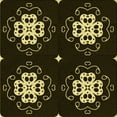 thumbnail image 1 of Ahgly Company Machine Washable Indoor Square Transitional Night Black Area Rugs, 6' Square, 1 of 7