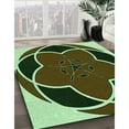 thumbnail image 2 of Ahgly Company Indoor Rectangle Patterned Midnight Gray Area Rugs, 5' x 8', 2 of 6