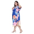 thumbnail image 2 of Women's Plus Size Kimono Summer Beach Wear Cover-up with Drawstring for Ladies Girls, 2 of 7