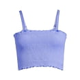 thumbnail image 5 of No Boundaries Juniors' Seamless Smocked Bandeau Bra, 5 of 5