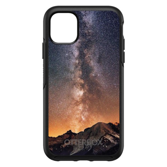 DistinctInk OtterBox Symmetry Custom Case for Apple iPhone 15 (6.1" Screen) - Show Your Love of Astronomy - Slim Profile Design