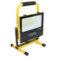 thumbnail image 1 of Work Light, 9000LM LED Work Lights IP65 Waterproof Flood Lights, 6500K 100W Portable Work Lights With Stand For Workshop, Construction Site, Job Sit, 1 of 8