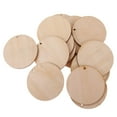 thumbnail image 2 of jifeng 25pcs en Bois Rond Inachevé Scrapbooking Fête de Mariage Pendaison Cadeau 80mm 25Pcs, 2 of 9