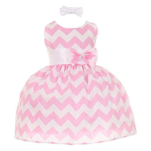 baby girl pink occasion dress