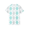 thumbnail image 6 of Domzest Boys Polo Shirt Short Sleeve Argyle Plaid School Uniform Golf Tennis Quick Dry Breathable Summer Back To School Kids Children Casual Collared Tops White 9-10 Years, 6 of 6