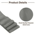 thumbnail image 3 of Uxcell 4 Inches x 24 Yards Dark Gray Satin Ribbon for Gift Decoration, Polyester, 3 of 5