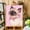 Pink, variant on Cat Oil Painting Canvas Art - 11.8 x 15.7 Inch Linen Wall Decor, Charming Feline Portrait for Living Room Bedroom