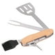 thumbnail image 4 of Juego de Herramientas para barbacoa 5 en 1, espátula portátil plegable multifunción, cepillo, tenedor, abridor de botellas, conjunto combinado de parrilla de acero inoxidable, 4 of 14