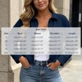 thumbnail image 3 of Enjoytime Cropped Jackets for Women Lapel Long Sleeve Button Down Shacket Fall Fashion Lightweight Trendy Casual Outerwear, 3 of 8