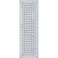 thumbnail image 6 of Livabliss x Our PNW Home Rainier Cottage Border Washable Runner Area Rug, 2'7" x 12', White/Pale Blue, 6 of 11
