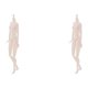 thumbnail image 1 of Ounissouiy Muñeca de cuerpo desnudo de chica Flexible de 28cm, piezas de repuesto DIY, piel blanca 2piezas Tipo 1 28 cm, 1 of 1
