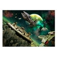 thumbnail image 2 of Tiptophomedecor Space Wallpaper Wall Mural - Space Fleet, 2 of 3