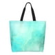 thumbnail image 1 of Fotbe Cyan Mint Marble Bolsa Tote Estética de Lona con Estampado para Mujer - Bolsa Reutilizable de Hombro Casual para Vacaciones, Compras, Trabajo y Gimnasio, 1 of 8