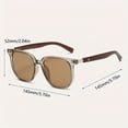 thumbnail image 1 of Lunettes Rétro Tendance à Forme Carrée - Verres Polarisés, Accents de Clous, Design Style de Rue - Parfaites pour Femmes et Hommes, Conduite Extérieure, Voyages et Tenue Décontractée, 1 of 5