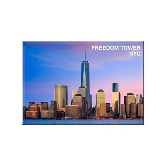 NYC Downtown Freedom Tower Magnet 2x3 Inches