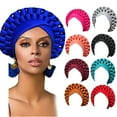 thumbnail image 2 of Windfall African Women Auto Gele African Head Tie ASO Oke Head Wrap Scarf Nigerian Wedding Hair Wear, 2 of 2
