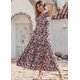 thumbnail image 2 of Vestido Maxi Floral de Un Hombro para Mujer PRETTYGARDEN Talla M, 2 of 5