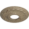 thumbnail image 3 of Ekena Millwork 11 3/4"OD x 3 5/8"ID x 1"P Blackthorn Ceiling Medallion (Fits Canopies up to 4 7/8"), Hand-Painted Gobi Desert Crackle, 3 of 7