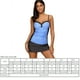 thumbnail image 3 of Trajes de baño para mujer, trajes de baño de bloques de color, trajes de baño con escote de corazón y falda tipo braguita, 3 of 5