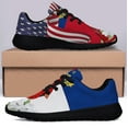thumbnail image 3 of North Carolina Stte Cardinal and Dogwood Flower Shoes Sneakers Black Size 13, 3 of 7