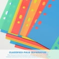 thumbnail image 4 of 20 Sheets Durable Refill Paper Divider Labels Notebook Binder Separator Bible Tab, 4 of 6