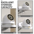 thumbnail image 2 of KAKOWELY camera mount 2pcs Wall Mount Storage Rack No Drilling Security Camera Holder Heavy Duty Bracket Speaker Rack4.33"X3.74"X1.38", 2 of 4